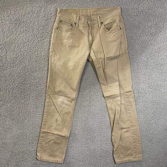 Levi’s 511 Men’s Jeans Tan Distressed Slim 30x30 - Picture 1 of 7